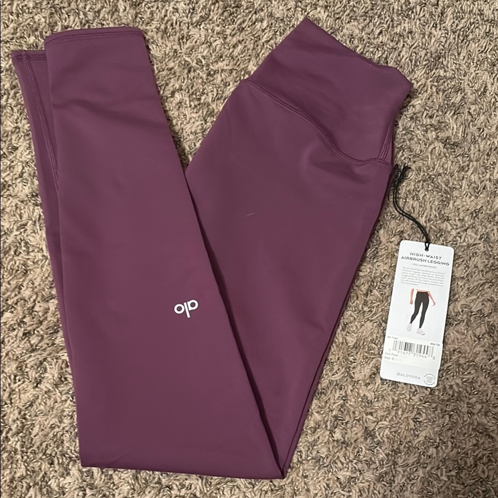 NWT Alo Yoga Purple Leggings